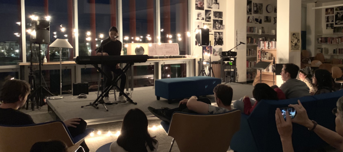 Coffeehouse celebrates art and music