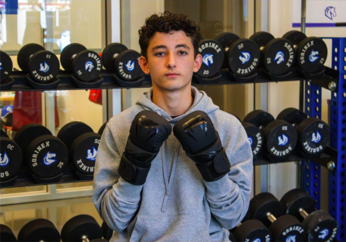 Yezen recently began going to the American Kickboxing Academy gym before school starts, taking mixed martial arts class in the morning before world history class.