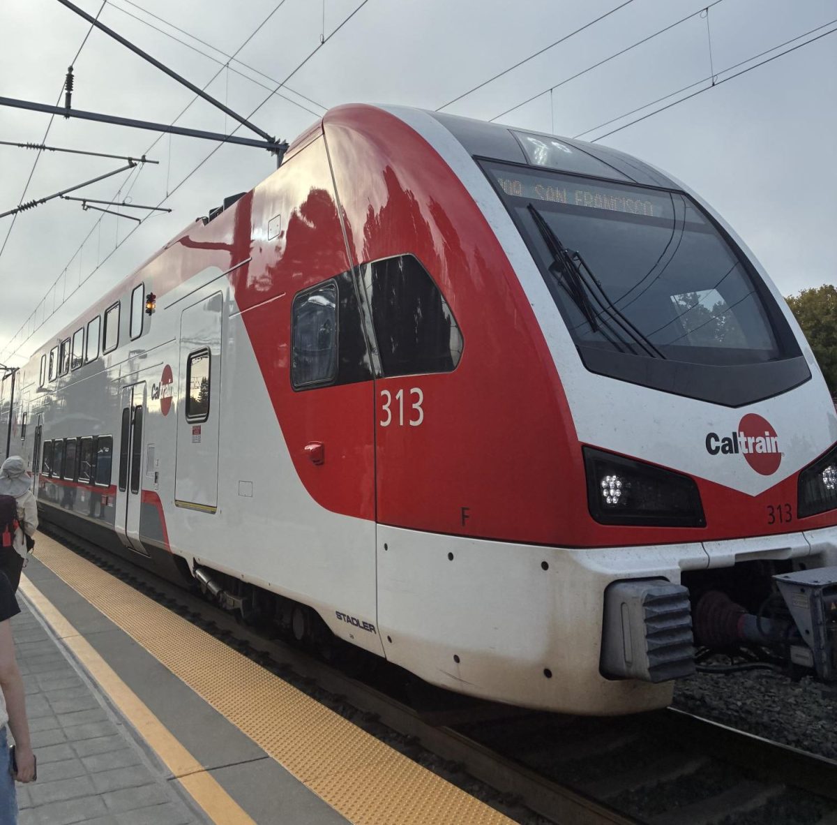Every morning, hundreds of students and teachers board the Caltrain for the morning commute to school.