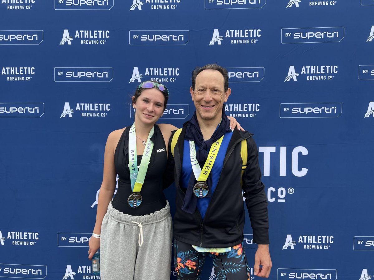 This past summer, Maia C. '27 participated in the Long Beach Legacy Triathlon alongside her dad. 