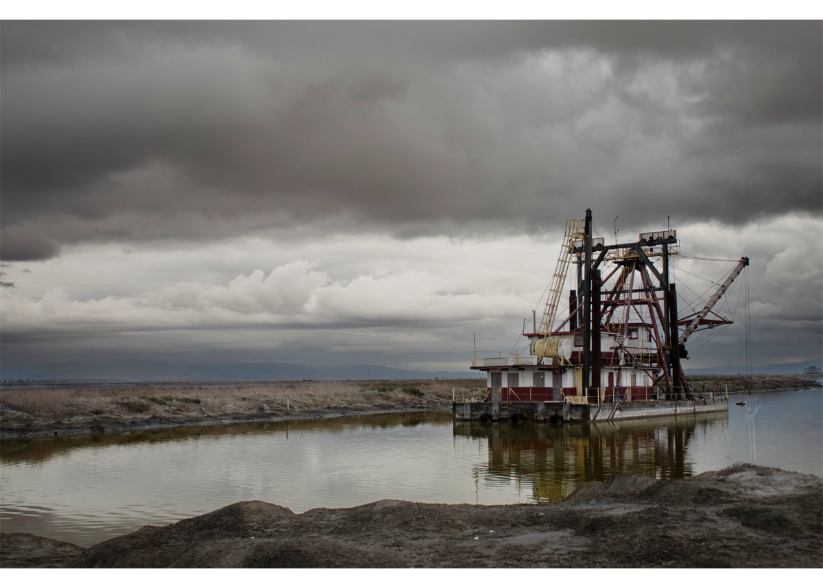 Lev B. '29 centered his work this semester around desaturated cloudy skies and abandoned buildings.