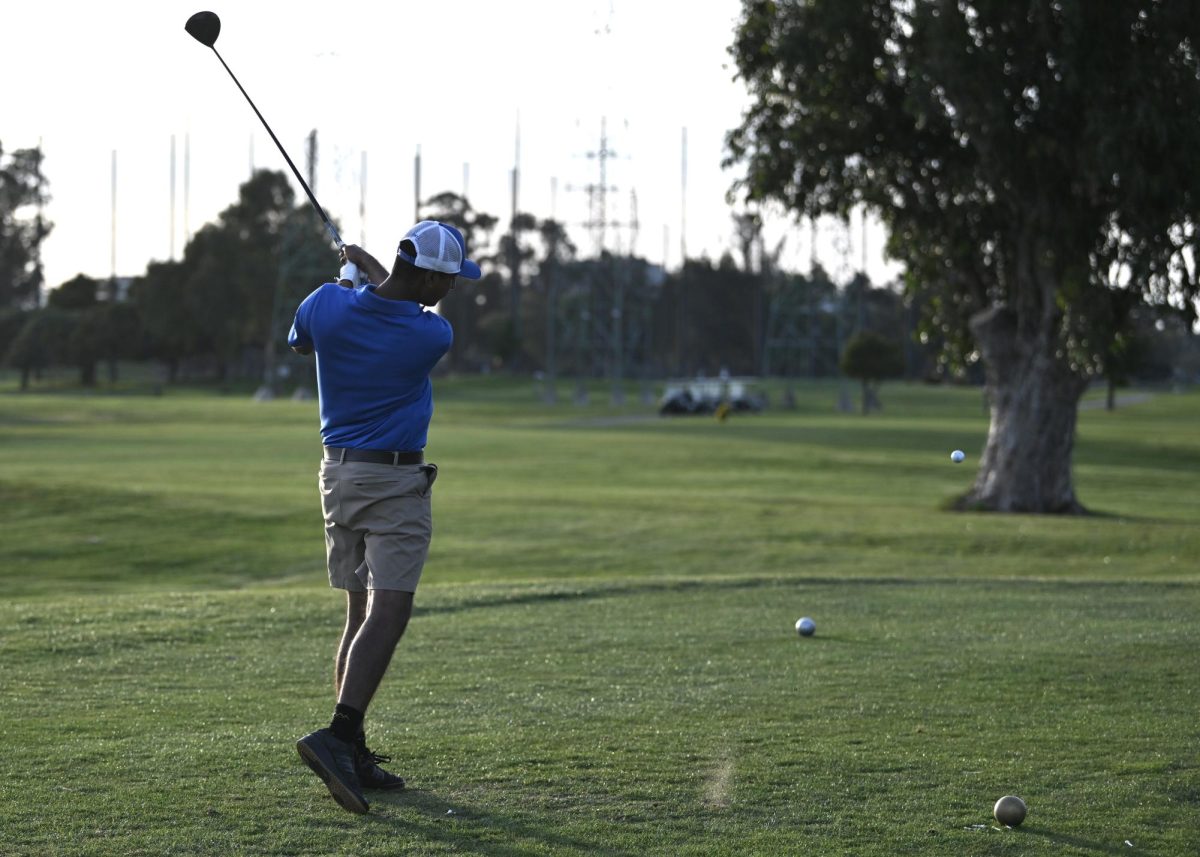 Cayden P. ’28 takes a shot.