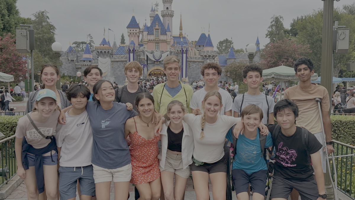 The team visited Disneyland for a day of fun and rest before heading home. // Photo by Robert Lopez